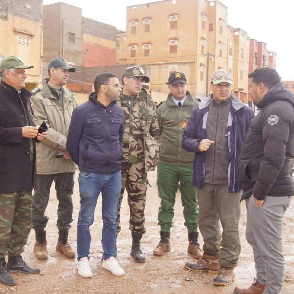 أولوز: عامل إقليم تارودانت السيد مبروك تابث في زيارة ميدانية لتفقد آثار التساقطات المطرية الأخيرة