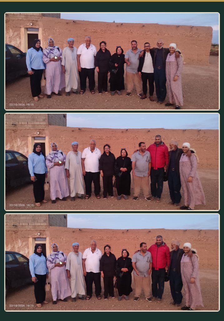 شيشاوة.. الأمين العام للمنظمة المغربية لحقوق الإنسان والتعايش الإنساني في زيارة تواصلية لدوار بولخراص بجماعة المزوضية